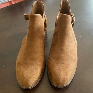 Brown cut out boots size 9